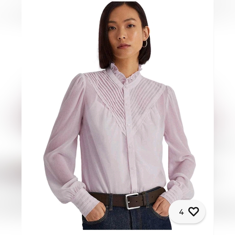 Ralph Lauren Georgette Blouse, M